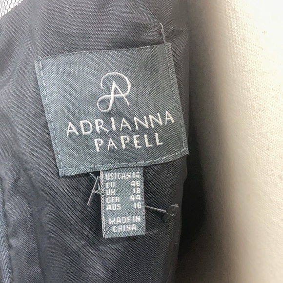 Adrianna Pappell Embellished Dress -size 14 - Picture 8 of 11